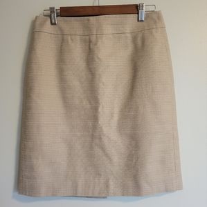 J Crew Khaki Cotton Skirt